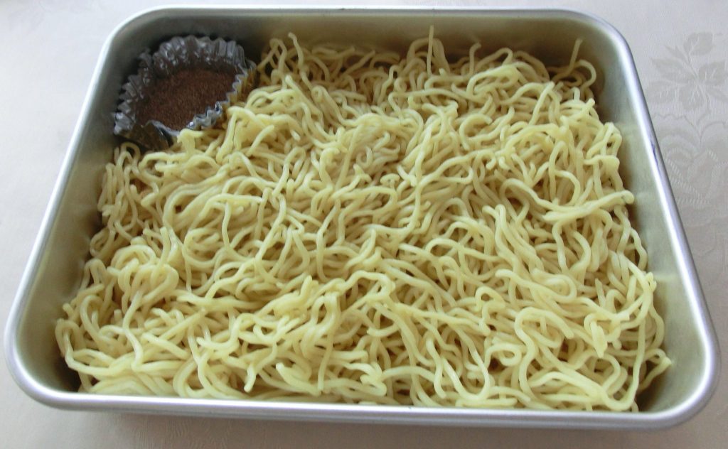 バーべキュースタンダード食材＋道具一式レンタルの食材（焼きそば8名分）
