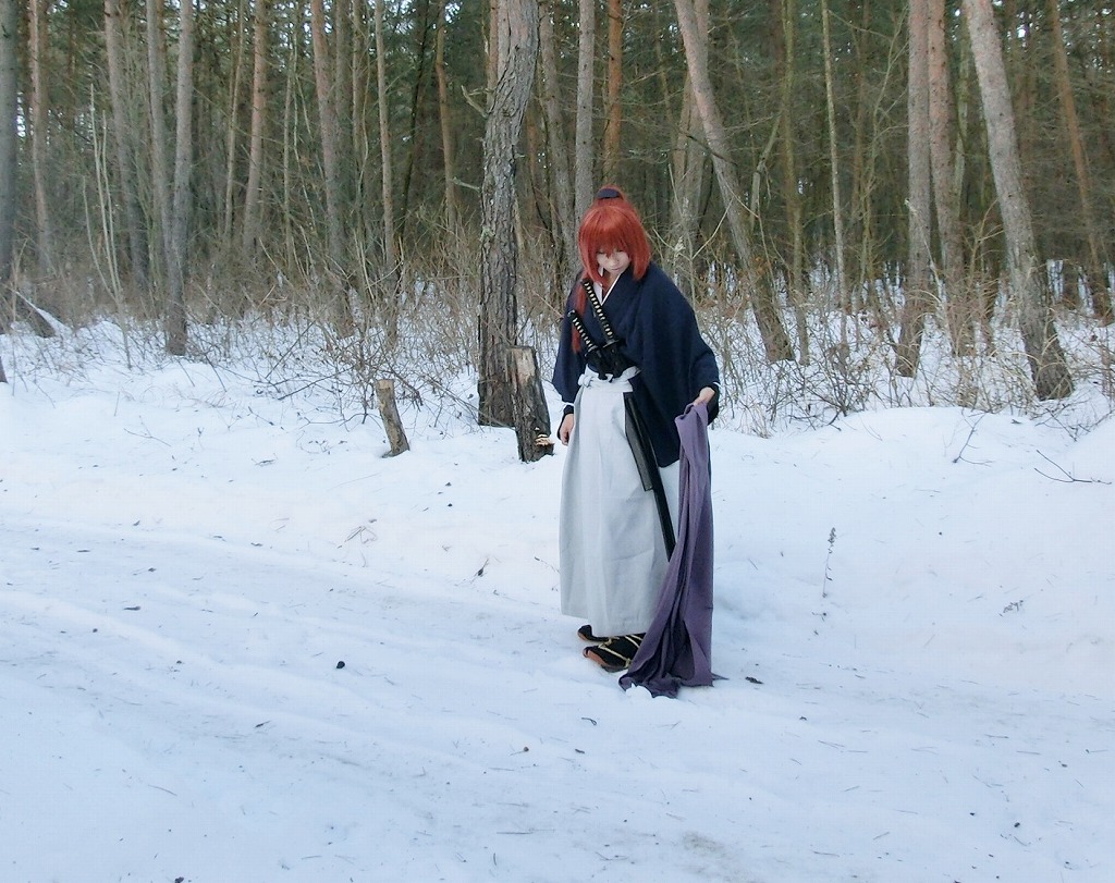 るろうに剣心の緋村剣心のコスプレ