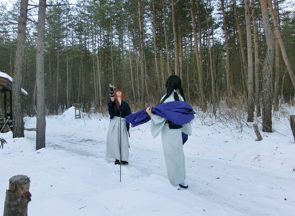 コスプレ衣装が生えるマイトンエリアの雪