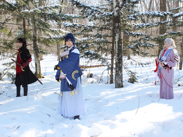 アリエッティの裏庭にてコスプレ撮影