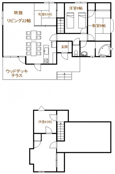 オーロラ間取り図