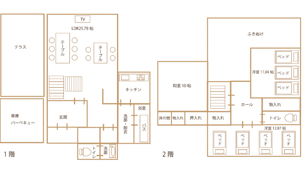 スイエンの間取り図