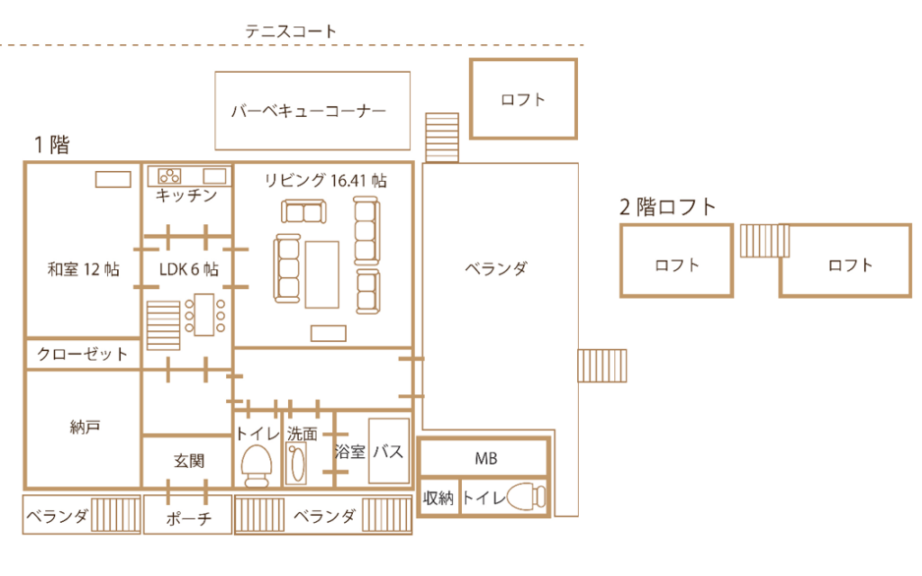 グレースの間取り