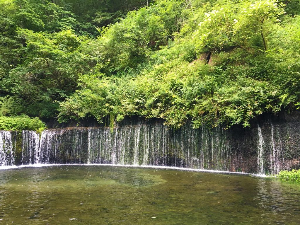 軽井沢の白糸の滝