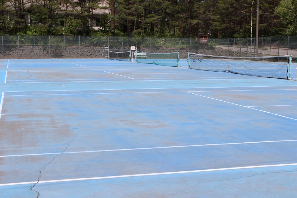 浅間ハイランドパークのテニスコート