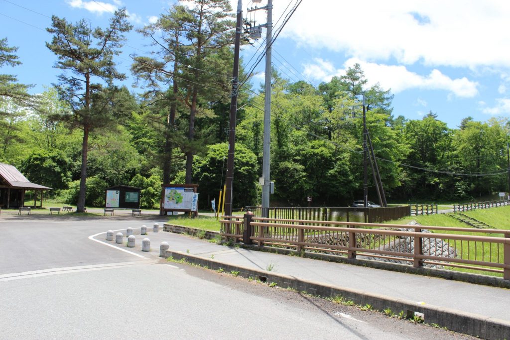 浅間牧場茶屋周辺道路