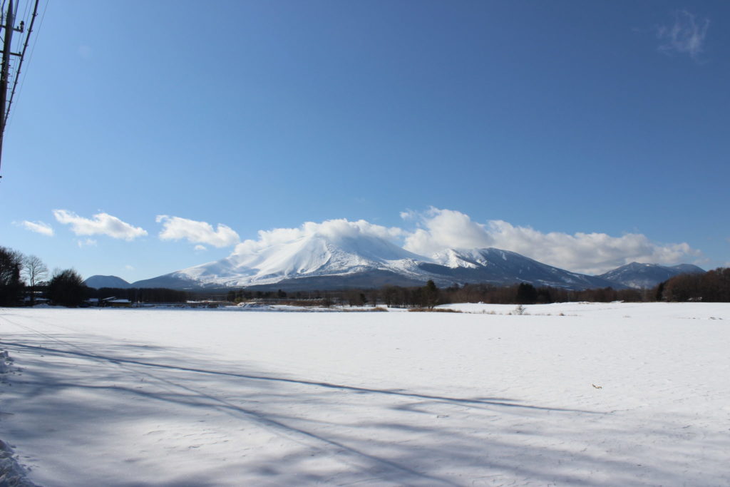 冬の浅間山（雪景色）