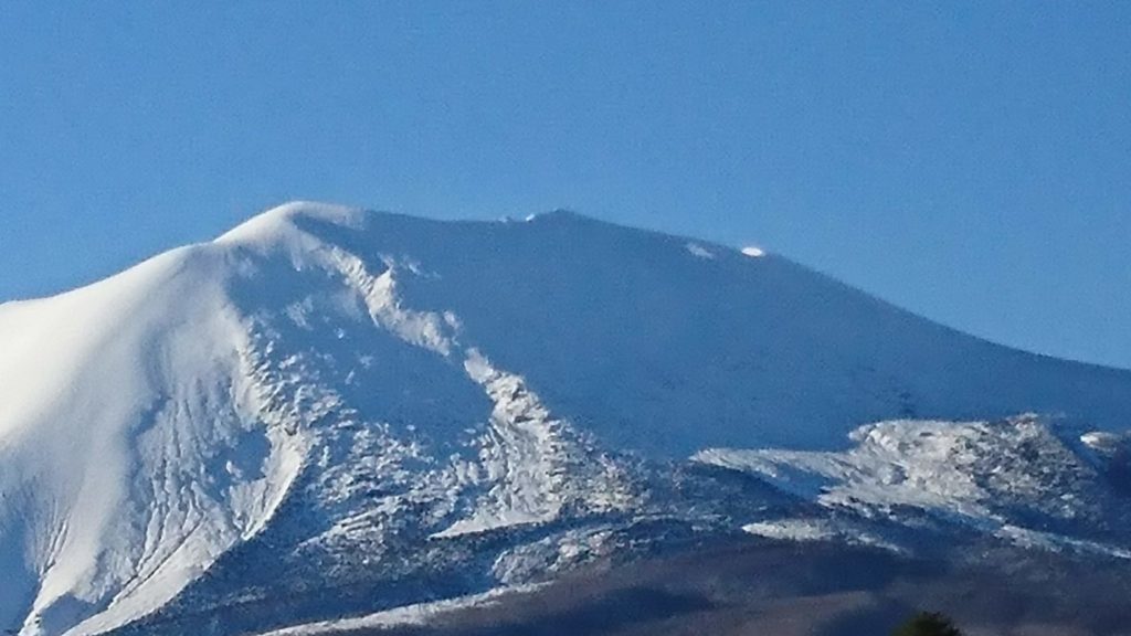 2018年12月13日の浅間山の鮮明さ