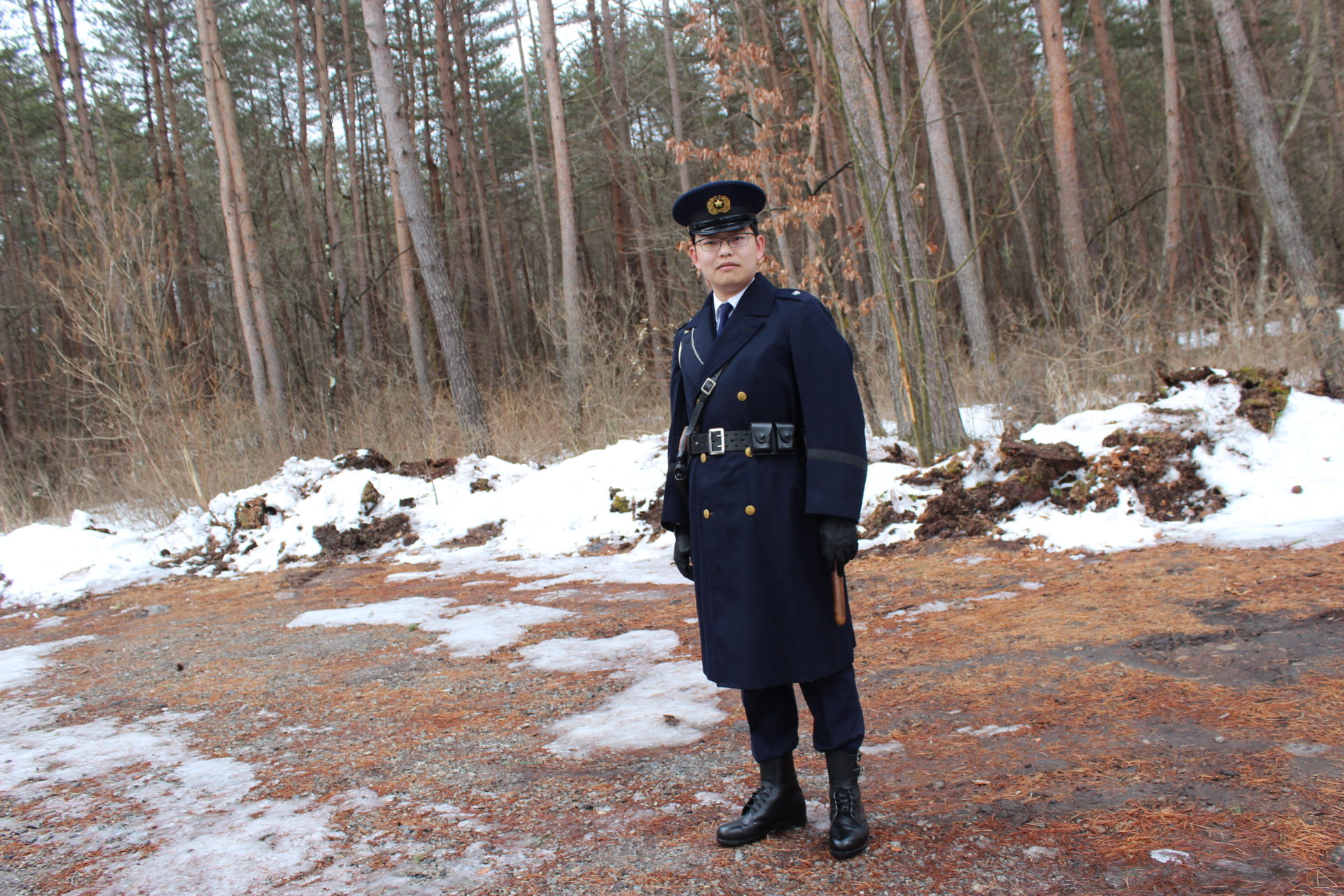 2月22日ルネス軽井沢のカール旧型日本国警察官制服（昭和21年～平成6年まで使用）のコスプレイヤーさん