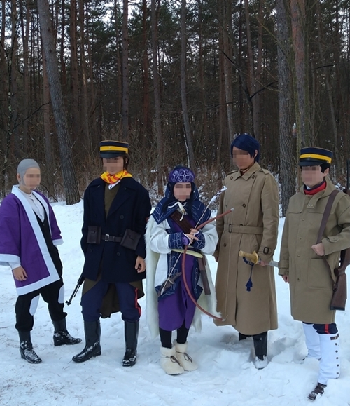 軽井沢コスプレ雪ロケゴールデンカムイ