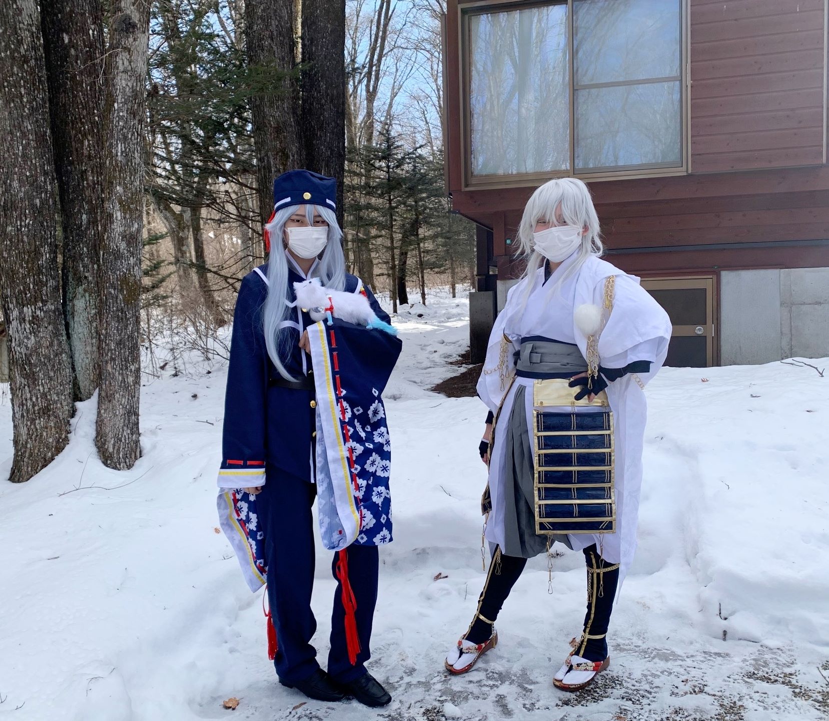 初めてのコスプレで雪ロケinルネス軽井沢