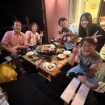 三世代家族でコテージに宿泊してBBQと花火