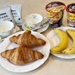貸別荘ルネス軽井沢コテージで朝食