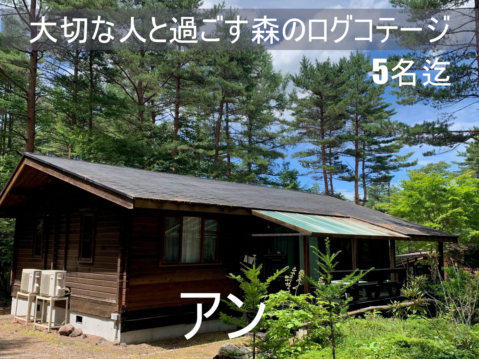貸別荘ルネス軽井沢「アン」大人数5名様まで宿泊可