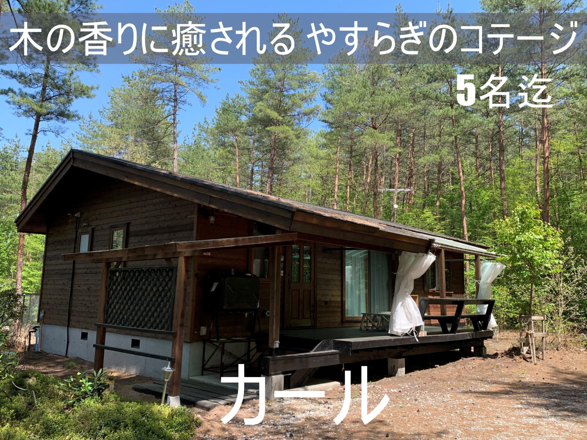 貸別荘ルネス軽井沢「カール」大人数5名様まで宿泊可能