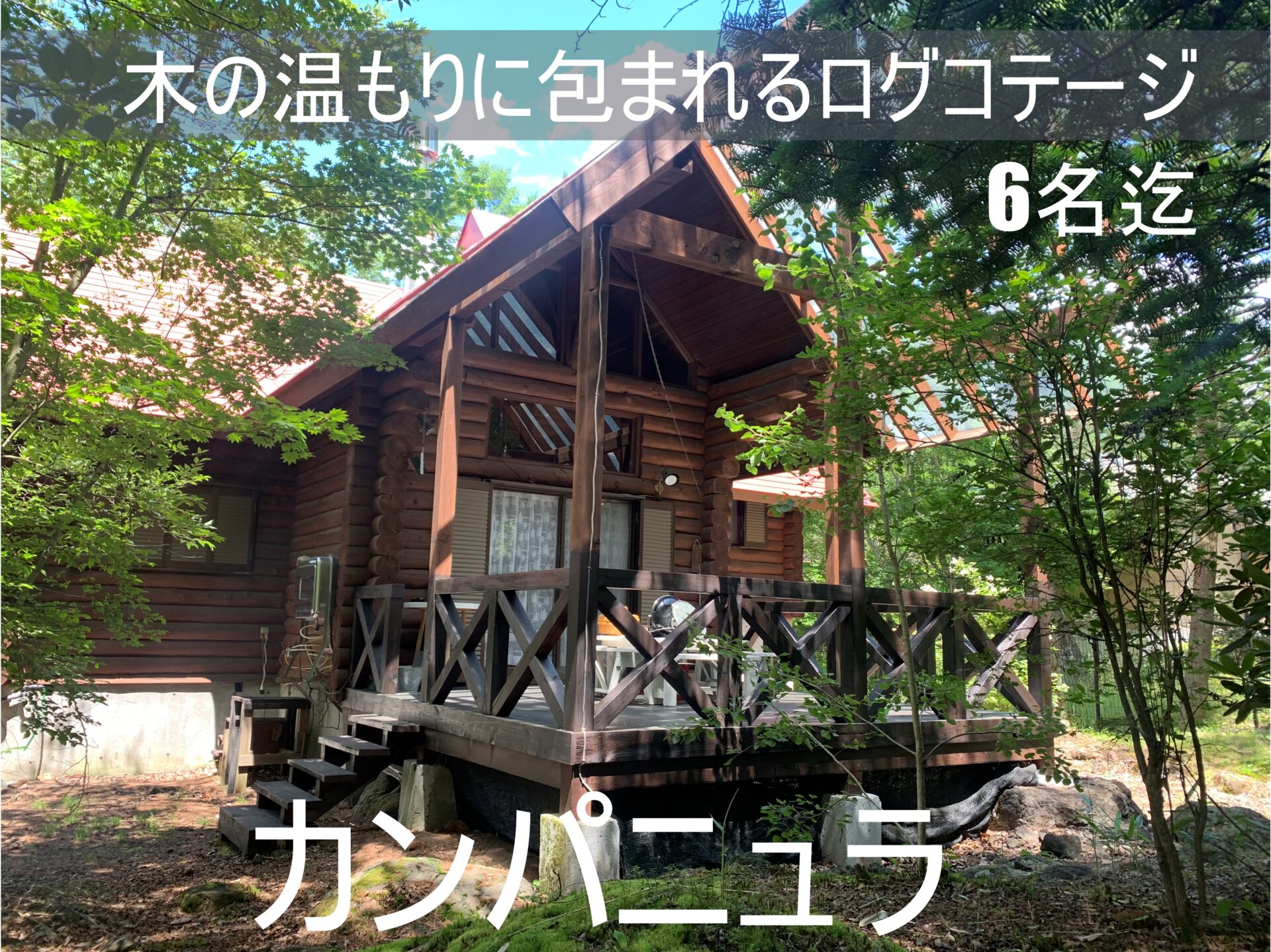 貸別荘ルネス軽井沢「カンパニュラ」大人数6名様まで宿泊可能